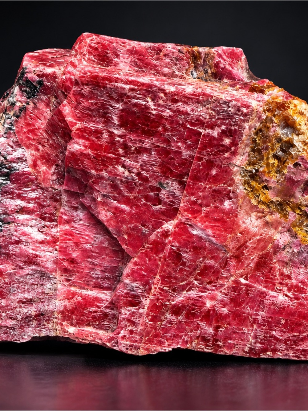 Raw Rhodonite
